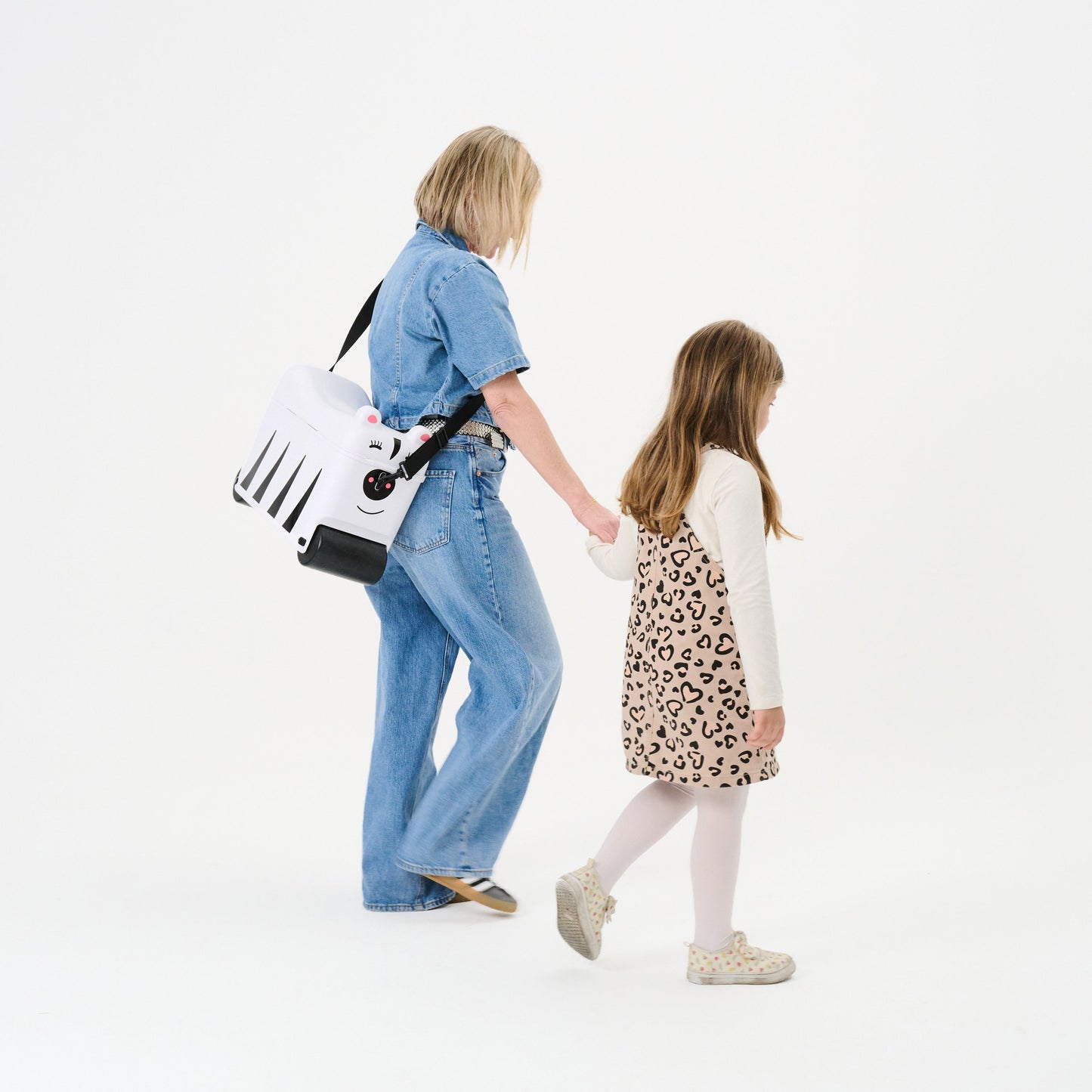 Kids Ride-on Suitcase: Zebra
