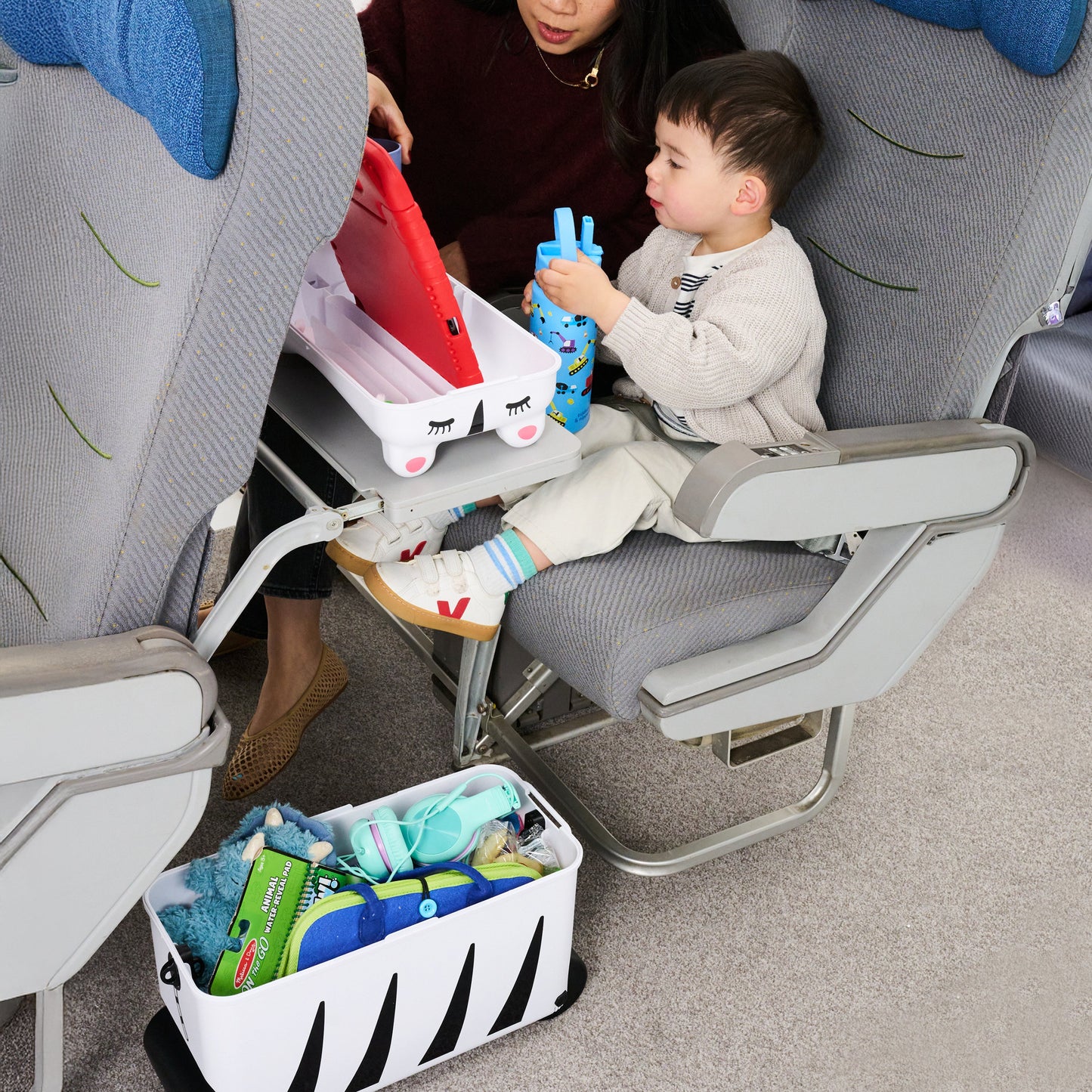 Kids Ride-on Suitcase: Zebra