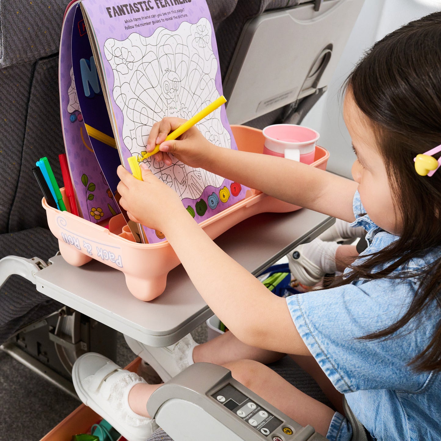 Kids Ride-on Suitcase: Dusty Pink