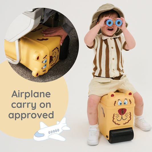 Kids Ride-on Suitcase: Lion