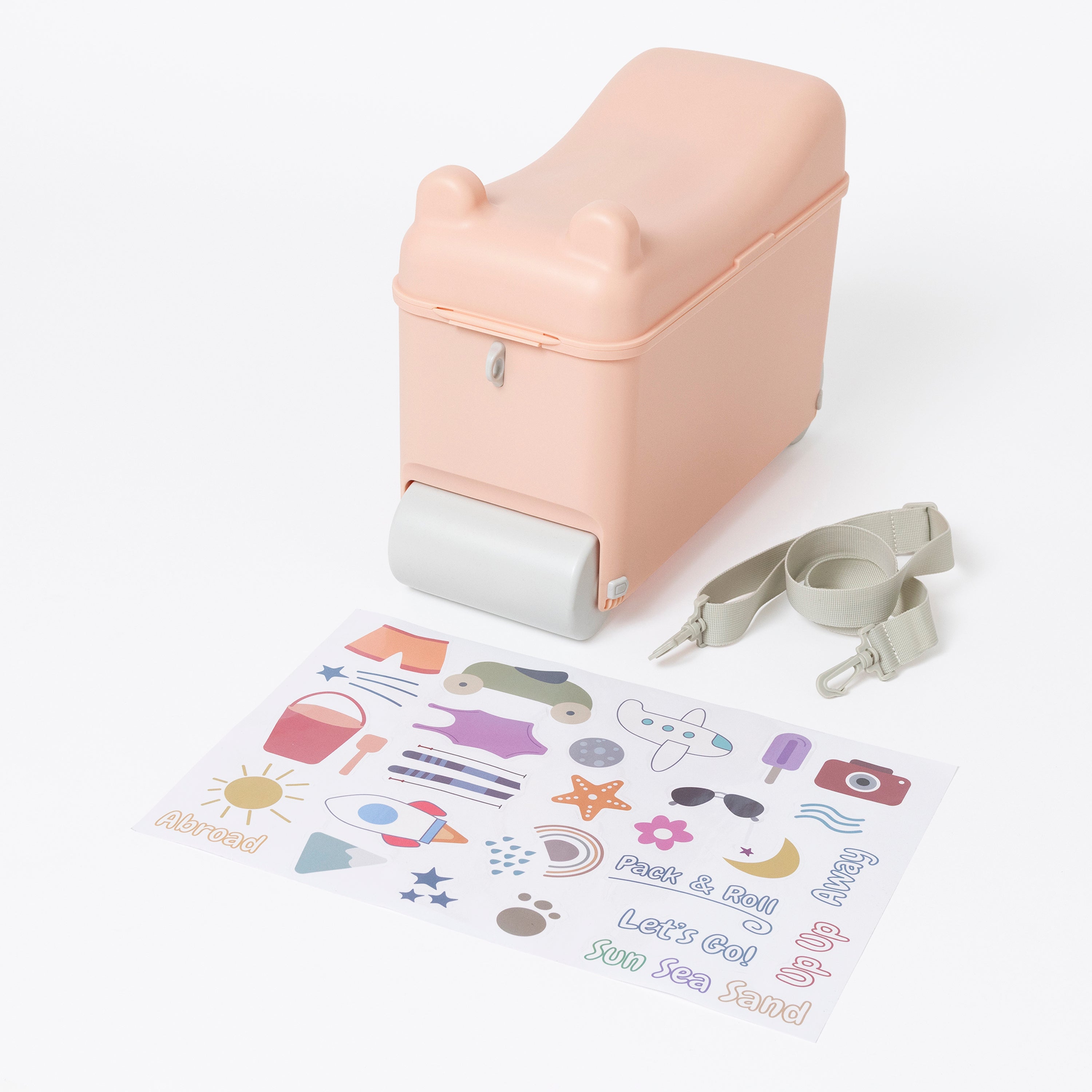 Kids Ride-on Suitcase: Dusty Pink