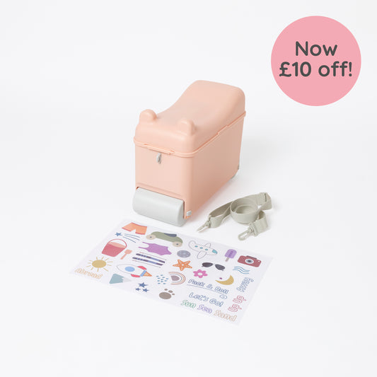 Kids Ride-on Suitcase: Dusty Pink