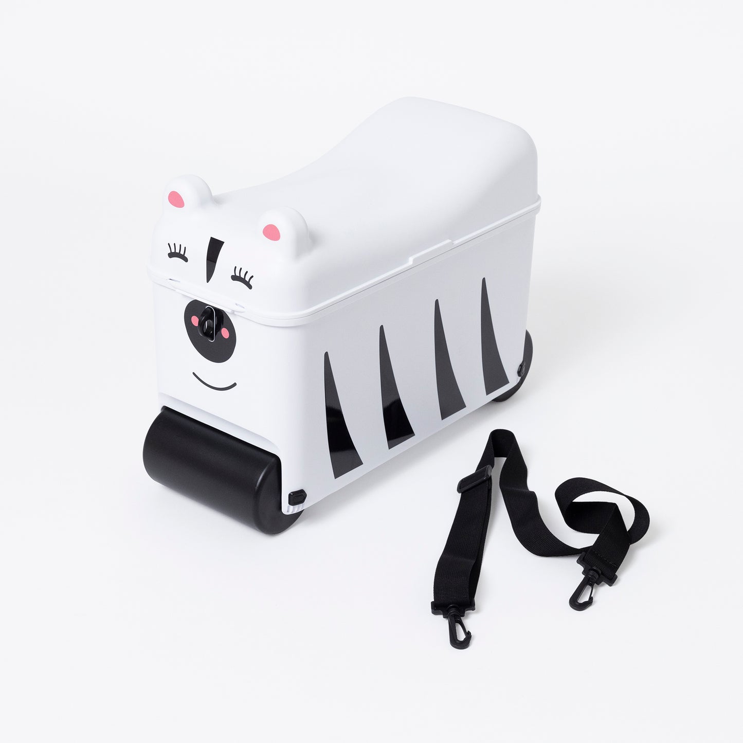 Kids Ride-on Suitcase: Zebra
