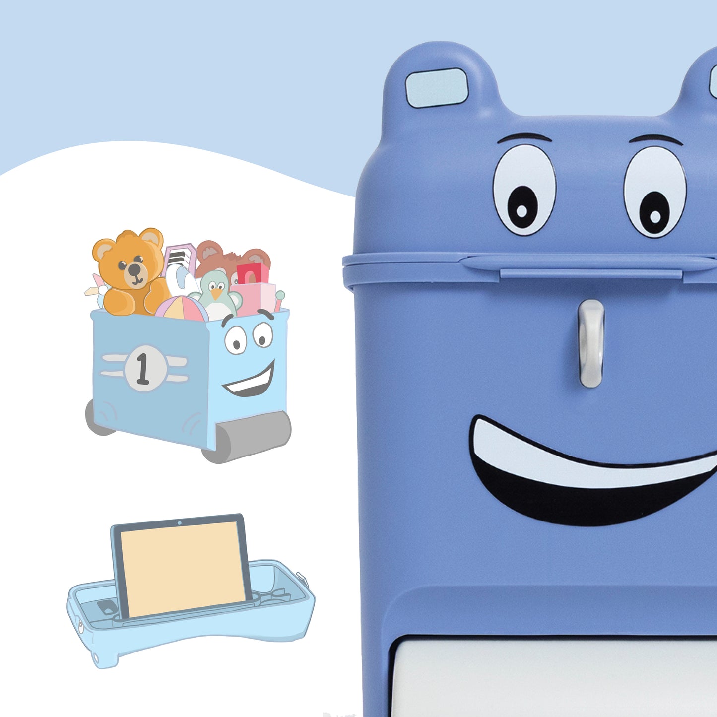 Kids Ride-on Suitcase: Racing Car