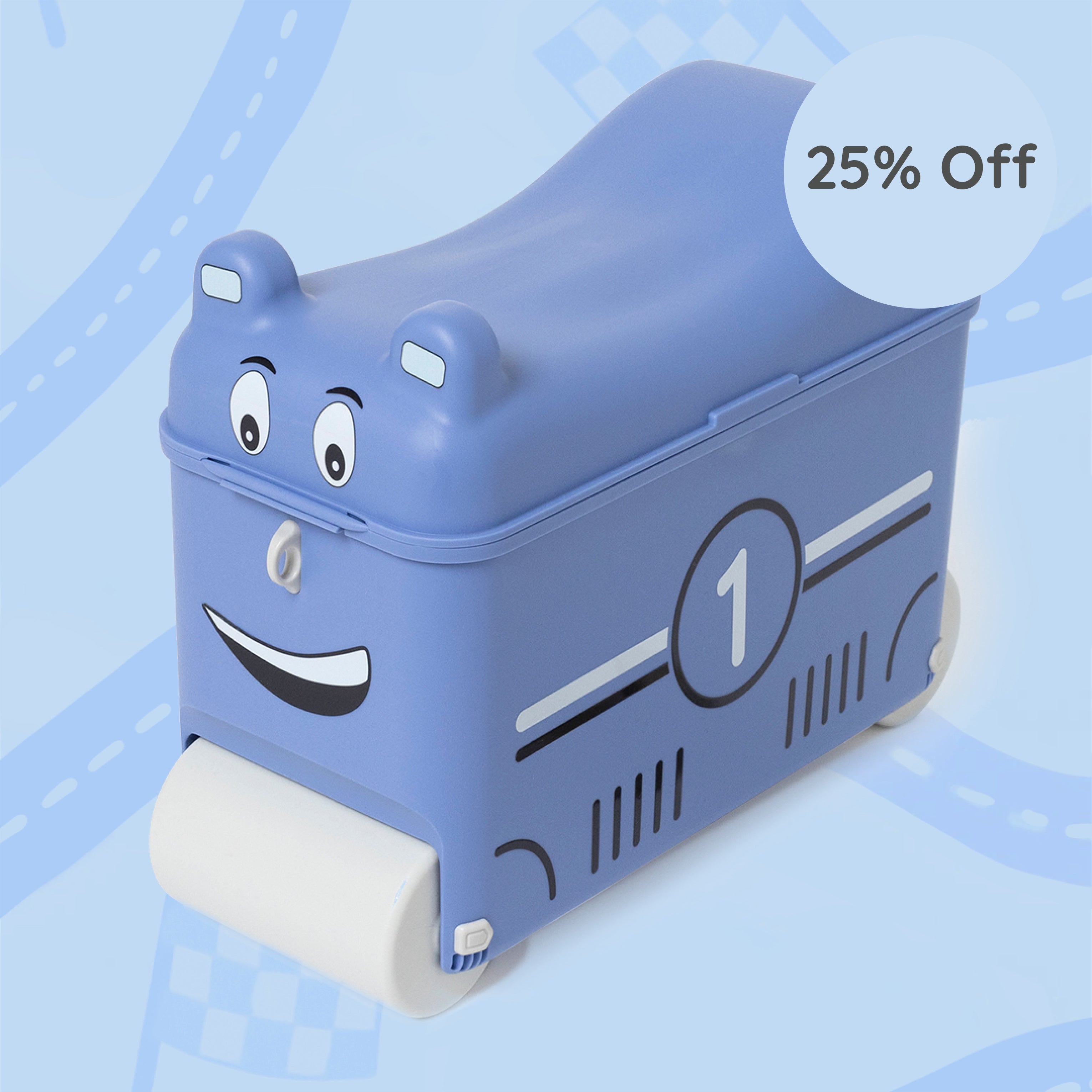 Kids Ride-on Suitcase: Racing Car