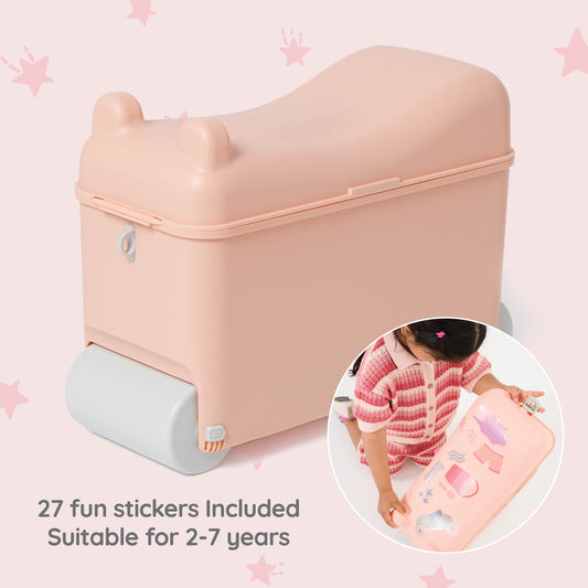 Kids Ride-on Suitcase: Dusty Pink