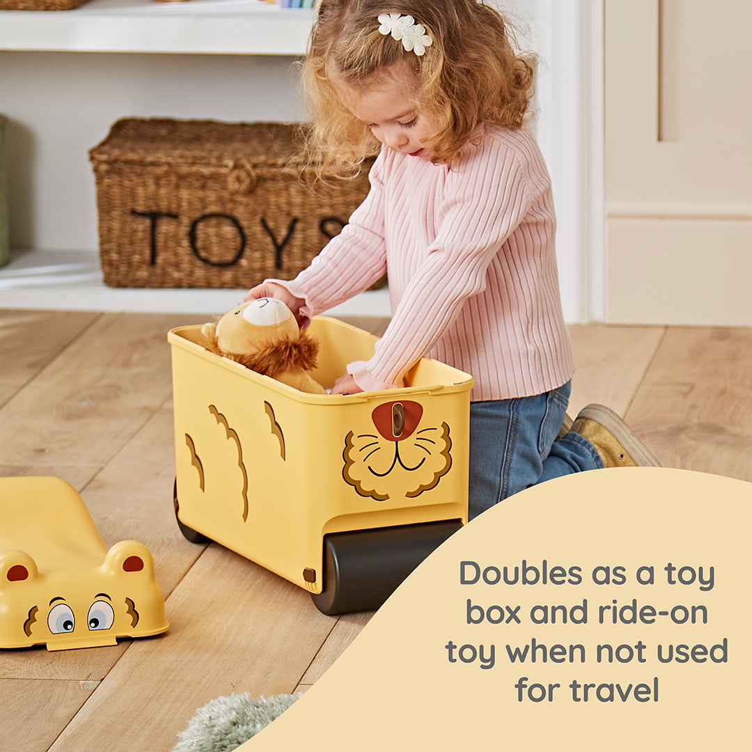 Kids Ride-on Suitcase: Lion