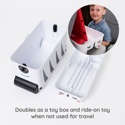 Kids Ride-on Suitcase: Zebra