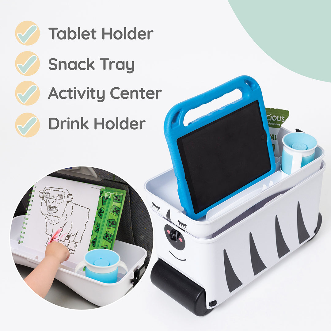 Kids Ride-on Suitcase: Zebra